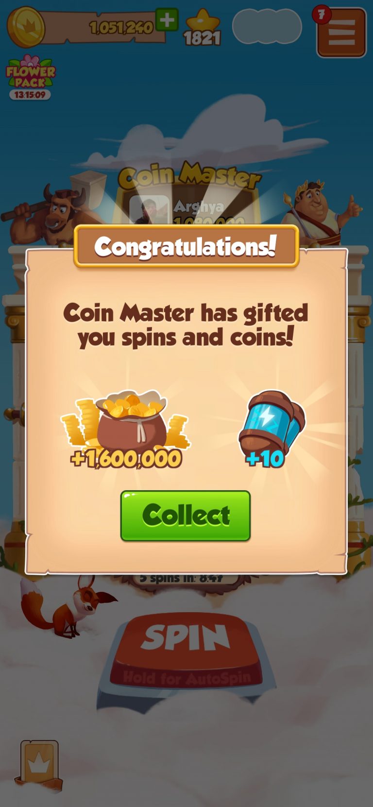 coin master free coins spins daily summary